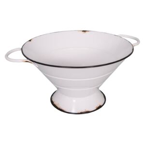 Bijela emajlirana zdjela za posluživanje Antic Line Classic, ⌀ 43 cm