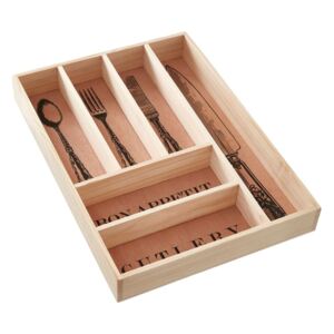 Organizator za pribor za jelo od borovog drveta Premier Housewares Vintage