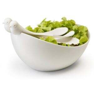 Bijeli set za salatu Quality&CO Salad Bowl