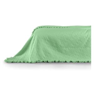 Zeleni prekrivač AmeliaHome Tilia metvica, 260 x 240 cm