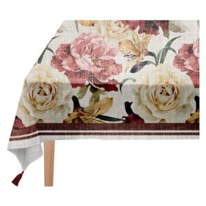 Stolnjak Linen Couture Roses, 140 x 200 cm