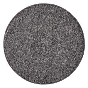 Tamno sivi vanjski tepih Bougari Almendo, Ø 160 cm