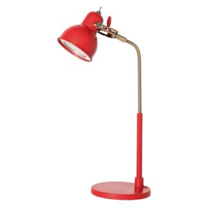 Crvena stolna svjetiljka s LED svjetlom SULION Bang