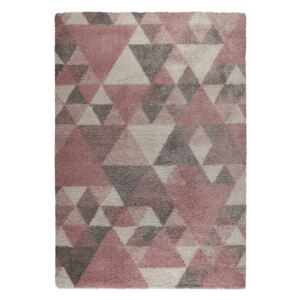Ružičasto-sivi tepih Flair Rugs Nuru, 80 x 150 cm