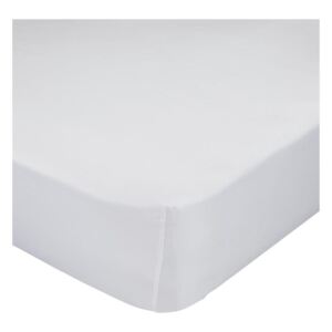Bijela pamučna elastična prostirka Happy Friday Basic, 70 x 140 cm