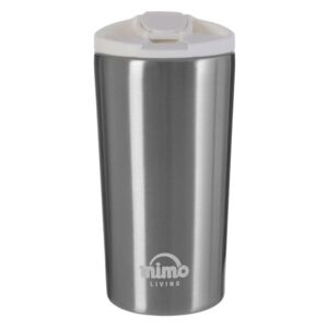 Termo šalica od nehrđajućeg čelika s bijelim poklopcem Premier Housewares, 250 ml