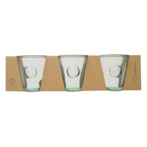 Set od tri čaše od recikliranog stakla Ego Dekor Authentic 250 ml