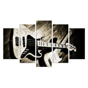 Višedijelna slika Guitar, 110 x 60 cm