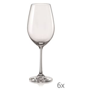 Set od 6 vinskih čaša Kristalex viola, 350 ml