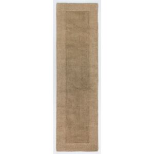 Smeđa vunena staza Talent Rugs Siena, 60 x 230 cm
