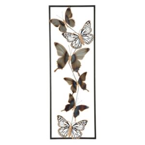Metalna zidna dekoracija Mauro Ferretti Butterflies, dužina