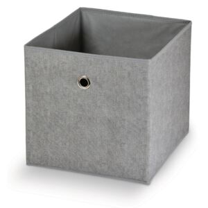 Siva kutija za odlaganje Domopak Stone, 32 x 32 cm