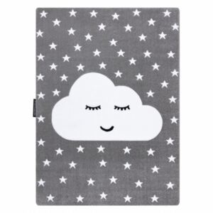 Dječji tepih PETIT - Mráček - sivi Cloud rug - grey 80x150 cm