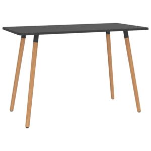 VidaXL Blagovaonski stol sivi 120 x 60 x 75 cm metalni