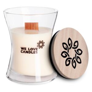 Svijeća od sojinog voska We Love Candles Ivory Cotton, vrijeme gorenja 21 sati