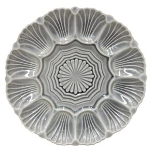 Sivi tanjur od kamenine Costa Nova Cristal, ⌀ 25 cm