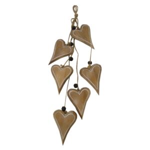 Garland Antic Line Decorative Hearts