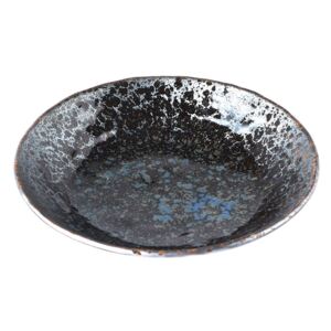 Crno-sivi keramički duboki tanjur MIJ Pearl, ø 24 cm