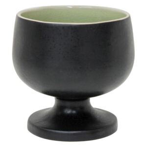 Svjetlozeleno-crna zdjela od kamenine na stalku Costa Nova Riviera, 550 ml