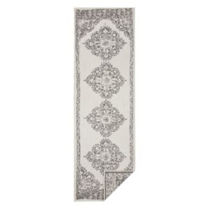 Sivo-krem vanjski tepih Bougari Cofete, 80 x 250 cm