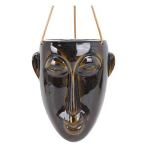 Tamnosmeđa viseća tegla PT LIVING Mask, visina 22,3 cm