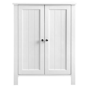Bijeli kupaonski ormar s vratima Songmics, širina 60 cm