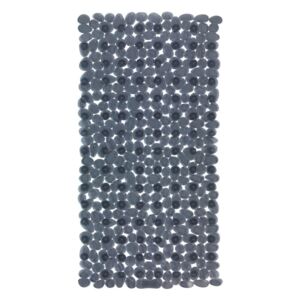 Antracit siva protuklizna prostirka za kupaonicu Wenko Drop, 71 x 36 cm