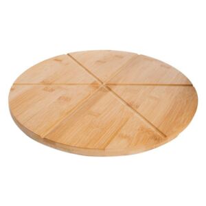 Pladanj za pizzu od bambusa Bambum Slice, ⌀ 35 cm