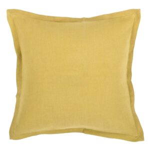 Oker žuti laneni jastuk Tiseco Home Studio, 45 x 45 cm
