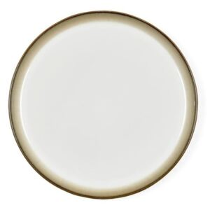 Krem-bijeli plitki tanjur od kamenine Bitz Mensa, promjer 27 cm