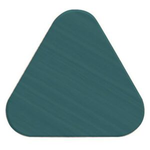 Zelena kukica boje petroleja od hrastovog drva za kapute HARTÔ Leonie, Ø 8 cm