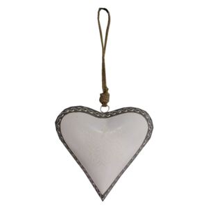 Dekorativno srce Antic Light Heart, 20 cm