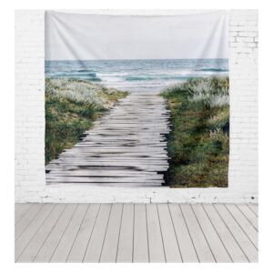 Tapiserija od mikrovlakana Really Nice Things Beach Way, 140 x 140 cm