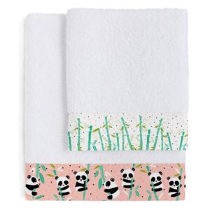 Set od 2 baby ručnika Moshi Moshi Panda Garden