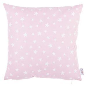 Ružičasta pamučna navlaka za jastuk Mike & Co. NEW YORK Mirro, 35 x 35 cm
