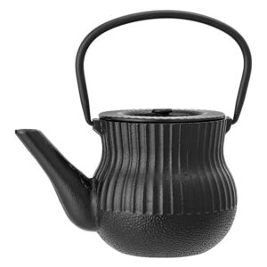 Crni čajnik od lijevanog željeza Bloomingville Luca, 850 ml