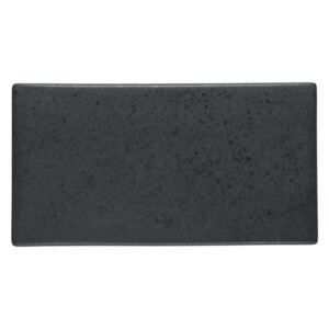 Crni pladanj od kamenine Bitz Mensa, dužina 30 cm