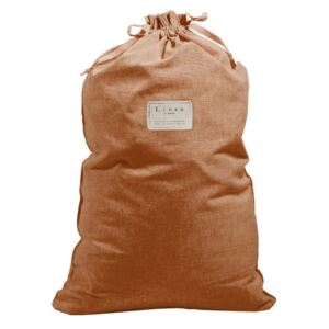 Lanena torba za rublje Linen Couture Bag Terracota, visina 75 cm