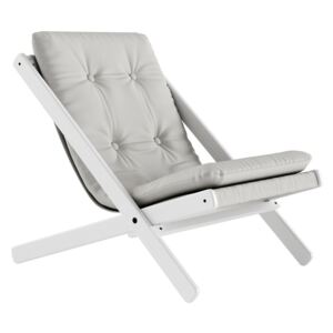 Sklopiva stolica Karup Design Boogie bijela / svjetlo siva