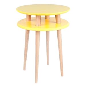 Žuti stolić za kavu Ragaba UFO, Ø 45 cm