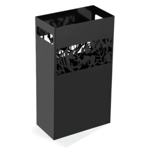 Crni metalni stalak za kišobrane Versa Acuario, visina 49 cm