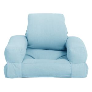 Dječja fotelja na razvlačenje Karup Design Mini Hippo Light Blue