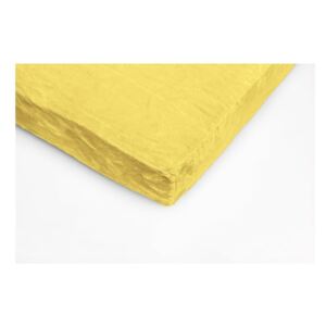 Žuta plahta od mikro pliša My House, 180 x 200 cm
