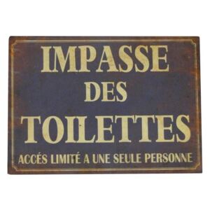 Limena tablica Antic Line Impasse Des Toilettes