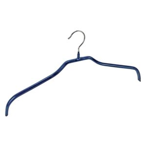 Set od 2 plave protuklizne vješalice za odjeću Wenko Hanger Slim