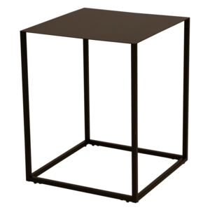 Crni metalni sklopivi stol Canett Lite, 40 x 40 cm