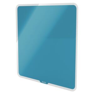 Plava magnetna staklena ploča za zid Leitz Cosy, 45 x 45 cm