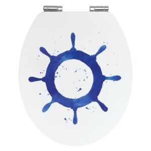 WC daska s pločom od drvenih vlakana Wenko Steering Wheel, 44 x 37,5 cm