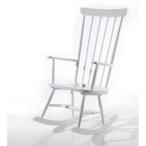 Bijela stolica za ljuljanje Vipack Rocky