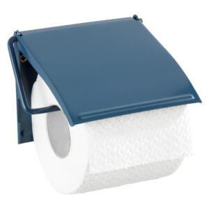 Plavi zidni držač za toaletni papir Wenko Cover
